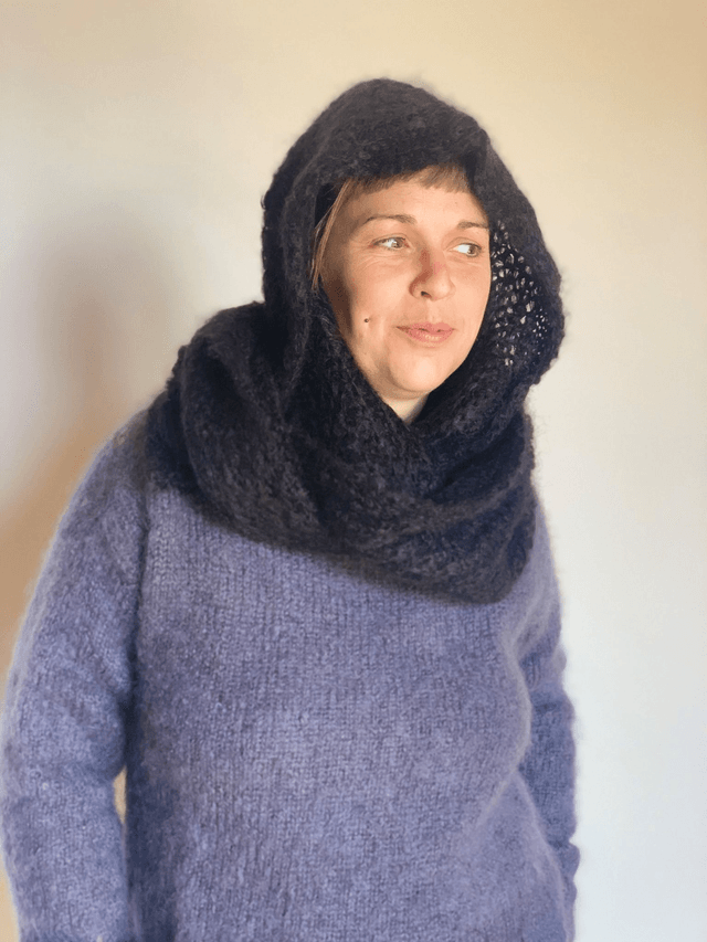 Écharpe à capuche