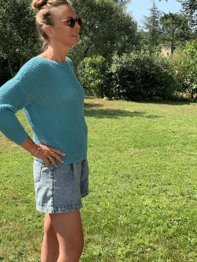 Pull Lina coton